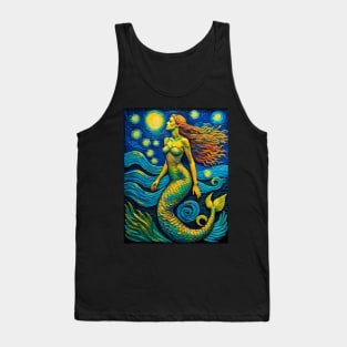 Siren in starry night Tank Top